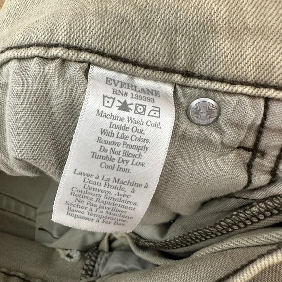 Everlane The Way High Jean Sage Green Size 27 Short - Picture 5 of 9